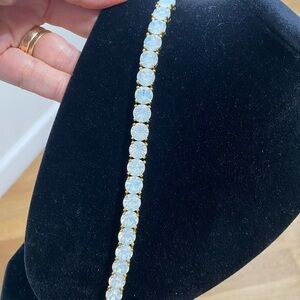 Park Lane Opal Impressions Bracelet. 7-9”.  Gold tone setting.